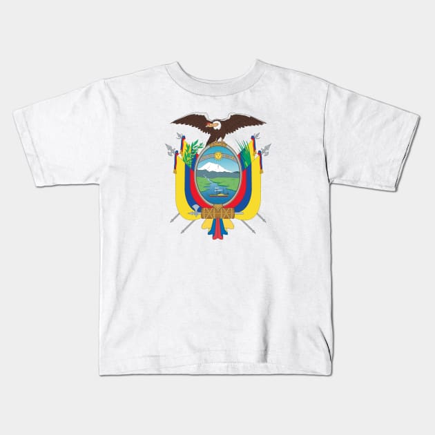 Ecuador Kids T-Shirt by Wickedcartoons